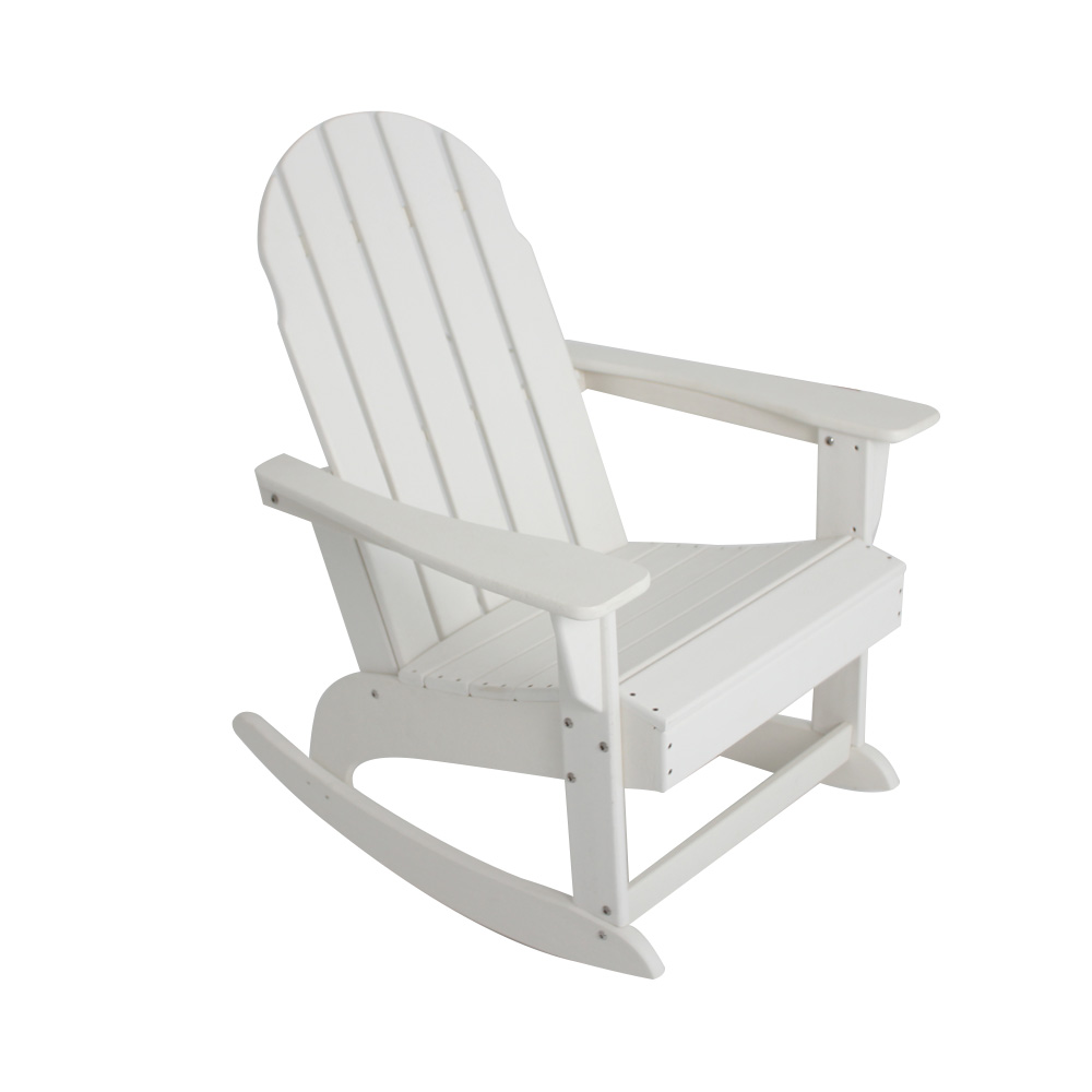 ADM011 White Patio Leisure Chair - Outdoor Adirondack Chair