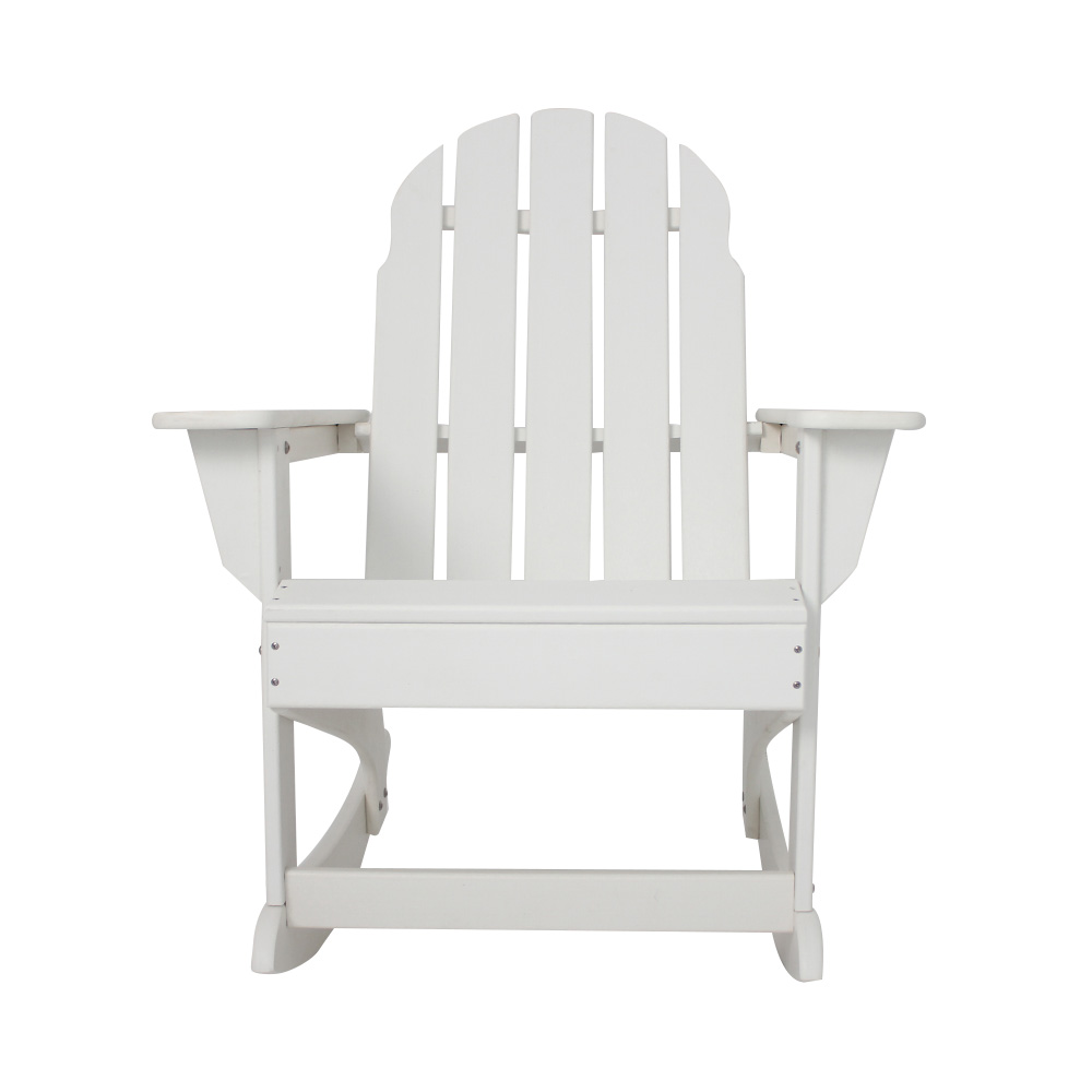 ADM011 White Patio Leisure Chair - Outdoor Adirondack Chair