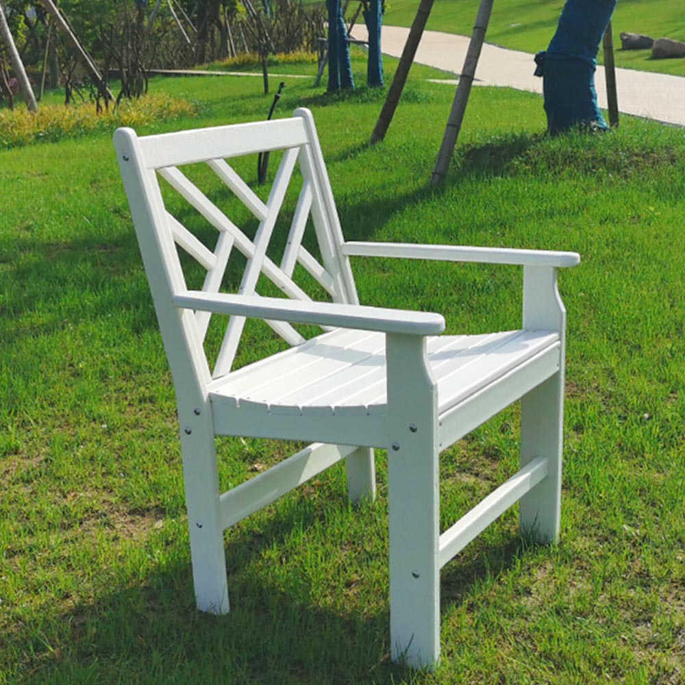 DSM005 HDPE Modern Dining Chair Classic Design for Patio Garden Deck Lawn Bedroom House Room