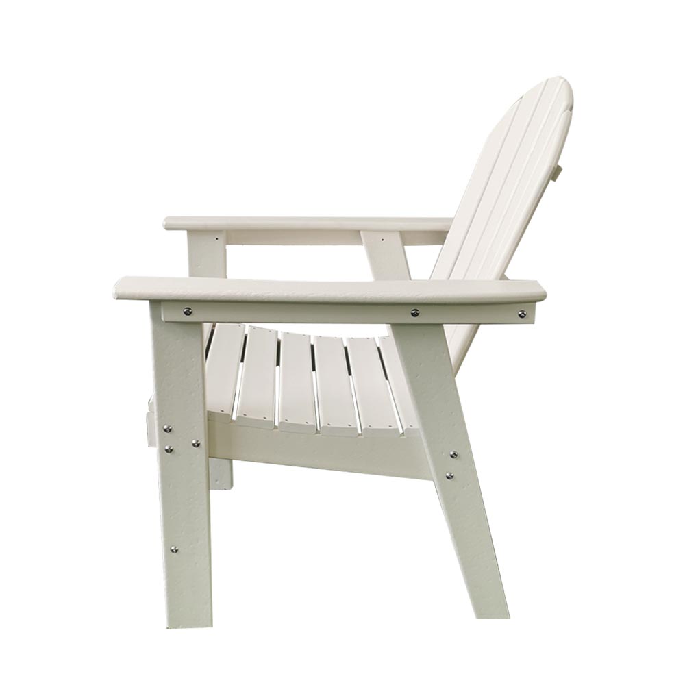 DSM001 HDPE Outdoor Dining Chairs White color Low Maintenance New Design