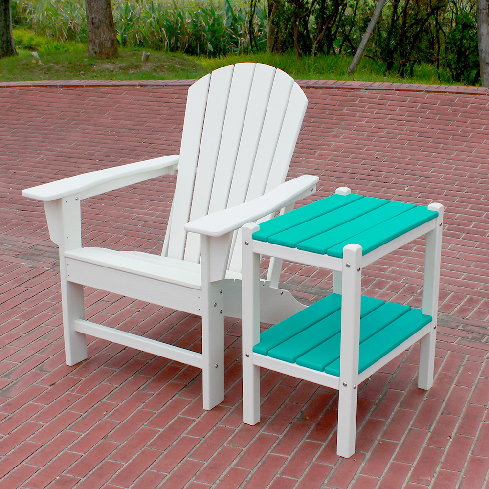 ADS202 Securus Sustentationem Weatherproof HDPE Adirondack Cathedra